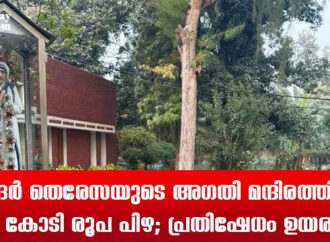 മദര്‍ തെരേസയുടെ അഗതി മന്ദിരത്തിന്  5.4 കോടി രൂപ പിഴ; പ്രതിഷേധം ഉയരുന്നു