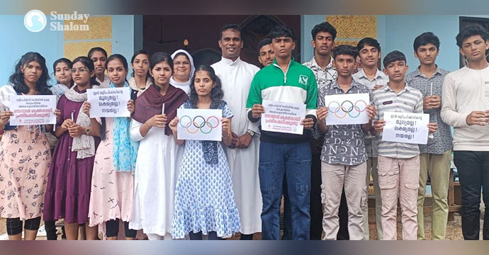 ഒളിമ്പിക്‌സ് വേദിയില്‍ ക്രൈസ്തവ അവഹേളനം; പ്രതിഷേധവുമായി കെസിവൈഎം