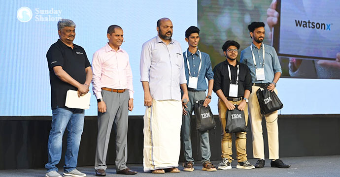 ഐബിഎം ചലഞ്ചില്‍ സഹൃദയ എഞ്ചിനീയറിംഗ് കോളേജിന് രണ്ടാം സ്ഥാനം