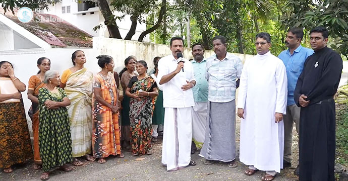 കത്തോലിക്ക കോണ്‍ഗ്രസ് ഗ്ലോബല്‍ നേതൃത്വം ചെറായി മുനമ്പത്ത് എത്തി ഐകദാര്‍ഢ്യം പ്രഖ്യാപിച്ചു