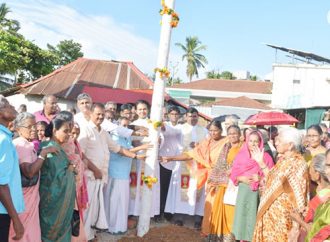 ദൈവ ശബ്ദം ബൈബിള്‍ കണ്‍വെന്‍ഷന്‍;  പന്തല്‍ കാല്‍നാട്ട് കര്‍മ്മം നടത്തി