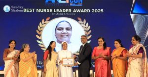 സിസ്റ്റര്‍ ലിഖിതക്ക് ബെസ്റ്റ് നേഴ്‌സ് ലീഡര്‍ അവാര്‍ഡ്