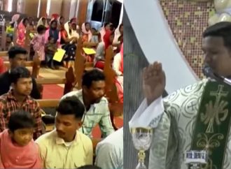 അതിഥി തൊഴിലാളികള്‍ക്ക് സ്വന്തം ഭാഷയില്‍ വിശുദ്ധ കുര്‍ബാനയോടൊപ്പം ഉച്ചഭക്ഷണവും; മൗണ്ട് കാര്‍മല്‍ മാതൃക ചര്‍ച്ചയാവുന്നു