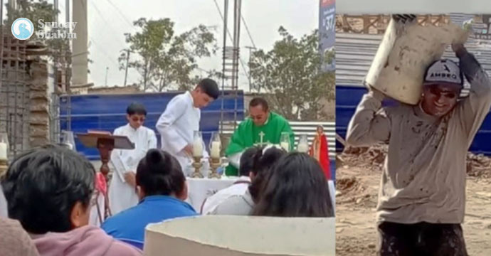 ലിയോ 14 ാമന്‍ മാര്‍പാപ്പ മെത്രാനായിരുന്ന പെറുവിലെ രൂപതയില്‍, സ്വന്തം കൈകൊണ്ട് ദൈവാലയം നിര്‍മിച്ച് വൈദികന്‍