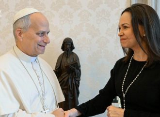 വെനസ്വേലന്‍ പ്രതിപക്ഷ നേതാവ് മരിയ കൊറീന മച്ചാഡോ മാര്‍പാപ്പയുമായി കൂടിക്കാഴ്ച നടത്തി